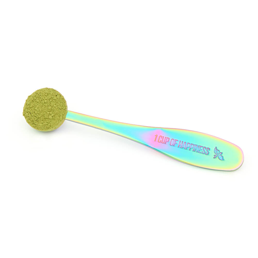 rainbow perfect matcha spoon