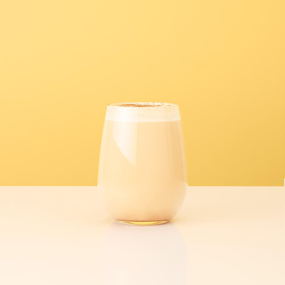 smooth vanilla rooibos tea ice cream float latte