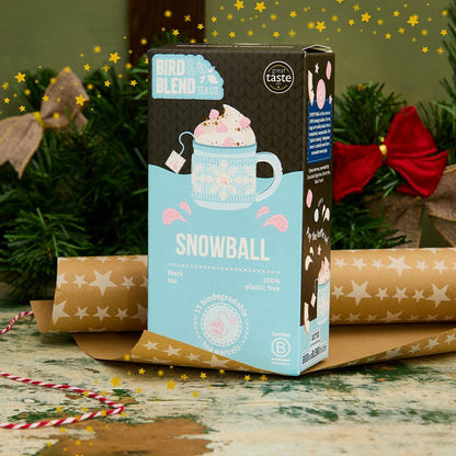 snowball tea bag gift christmas gifting