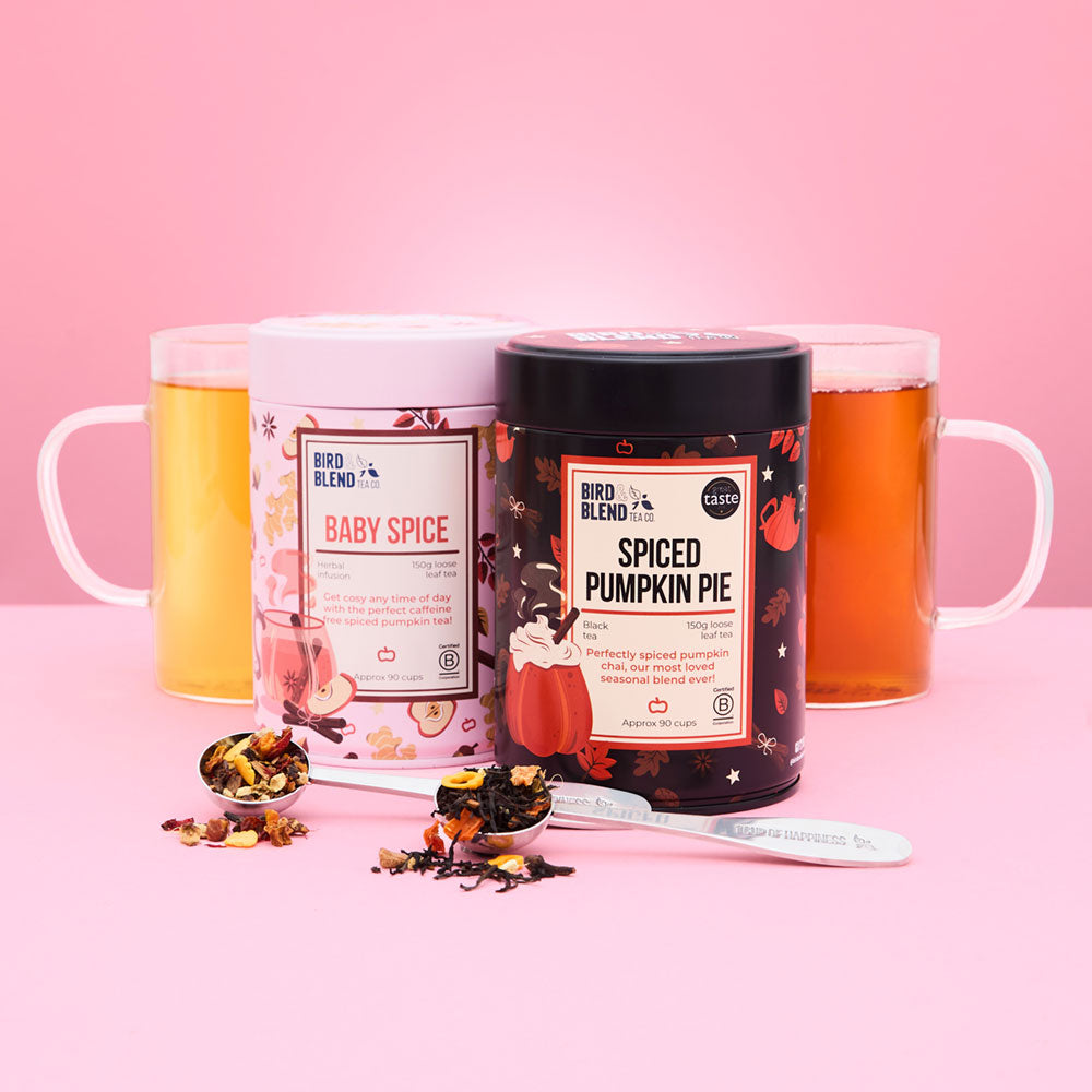 spice pumpkin pie baby spice tea caddies