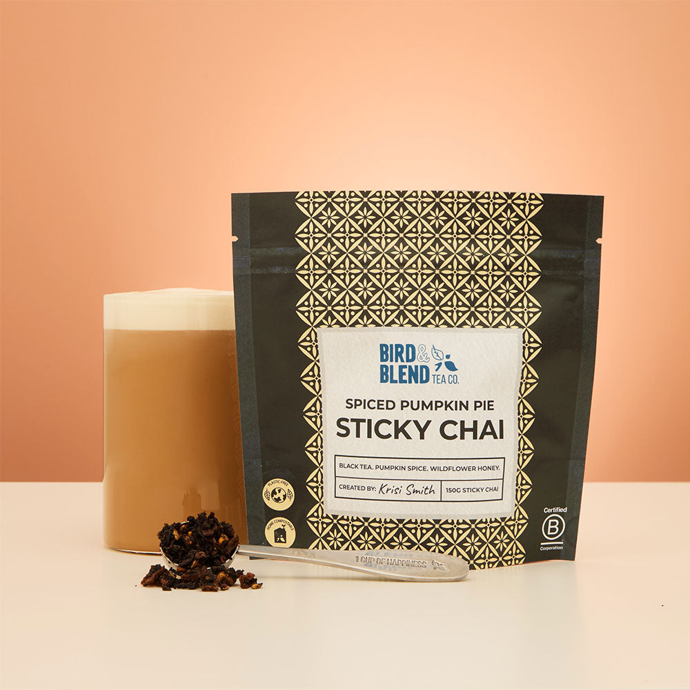 spiced pumpkin pie sticky chai pouch