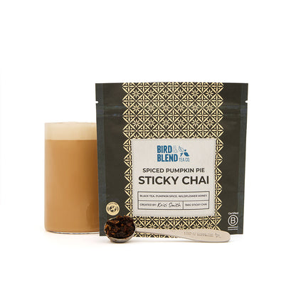 spiced pumpkin pie sticky chai tea pouch