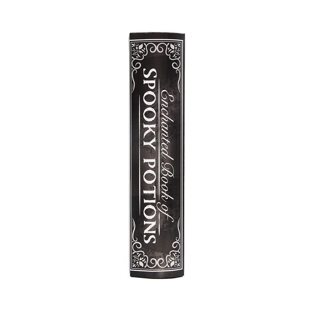 spooky calendar side view spine of Halloween book