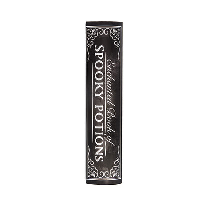 spooky calendar side view spine of Halloween book