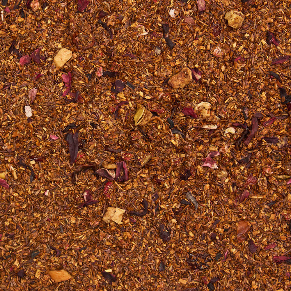 strawberry shortcake biscuit loose leaf tea flatlay