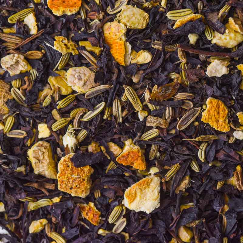 the digester loose leaf tea flatlay