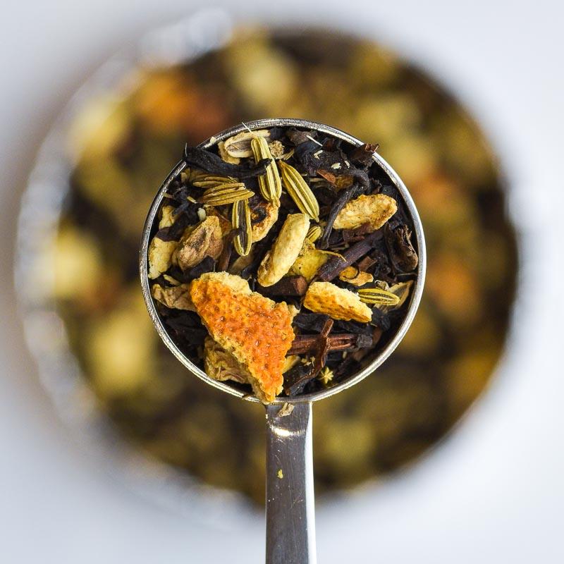 the digester loose leaf tea in perfect tea spoon