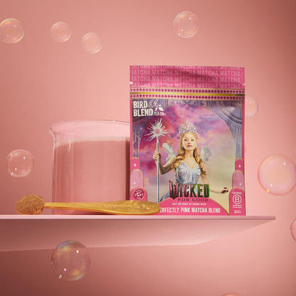 Wicked Glinda perfectly pink matcha kit