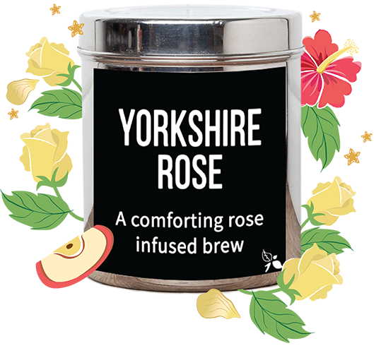 Yorkshire rose tea tin flavour