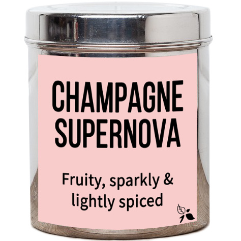 Champagne supernova loose leaf tea tin