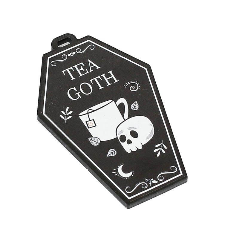 tea goth charm