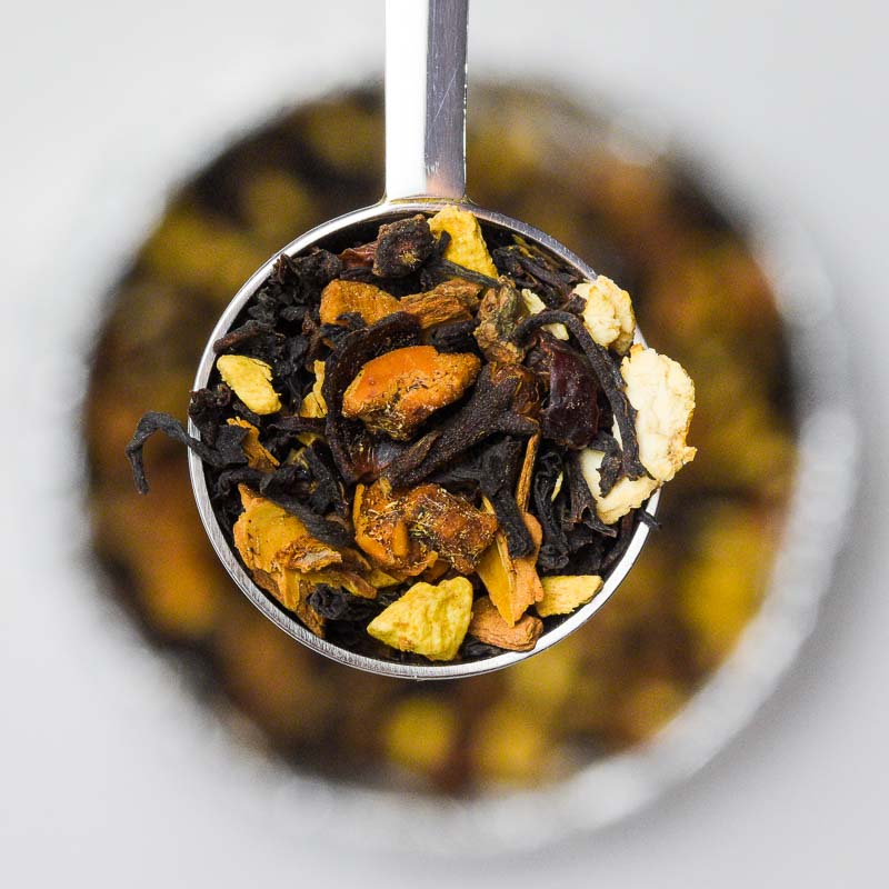 salted caramel black loose leaf tea