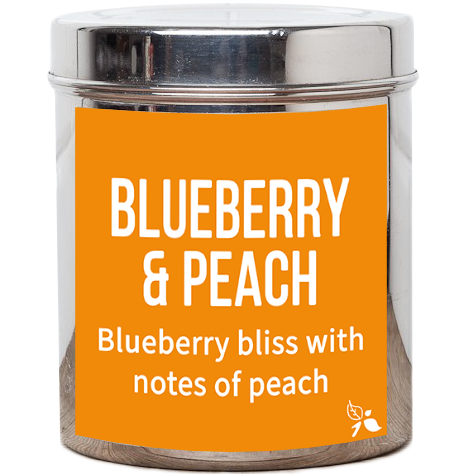 blueberry &amp; peach loose leaf fruit tea