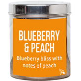 blueberry & peach loose leaf fruit tea