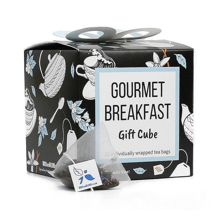 gourmet breakfast tea gift cube