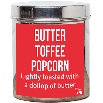butter toffee popcorn loose leaf rooibos tea