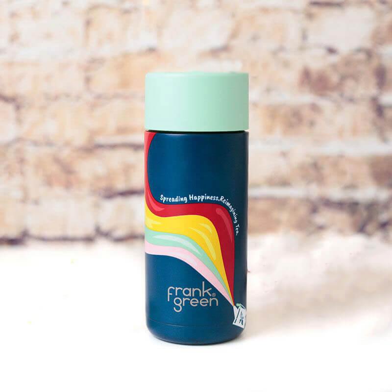 frank green reusable eco tea infuser flask