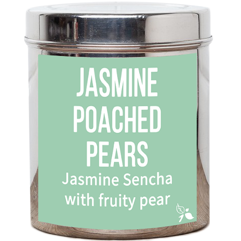 jasmine poached pears loose leaf green tea