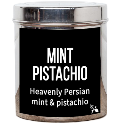 mint pistachio loose leaf black tea