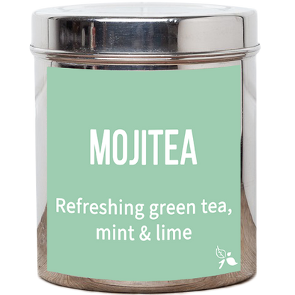 mojitea mint loose leaf green tea
