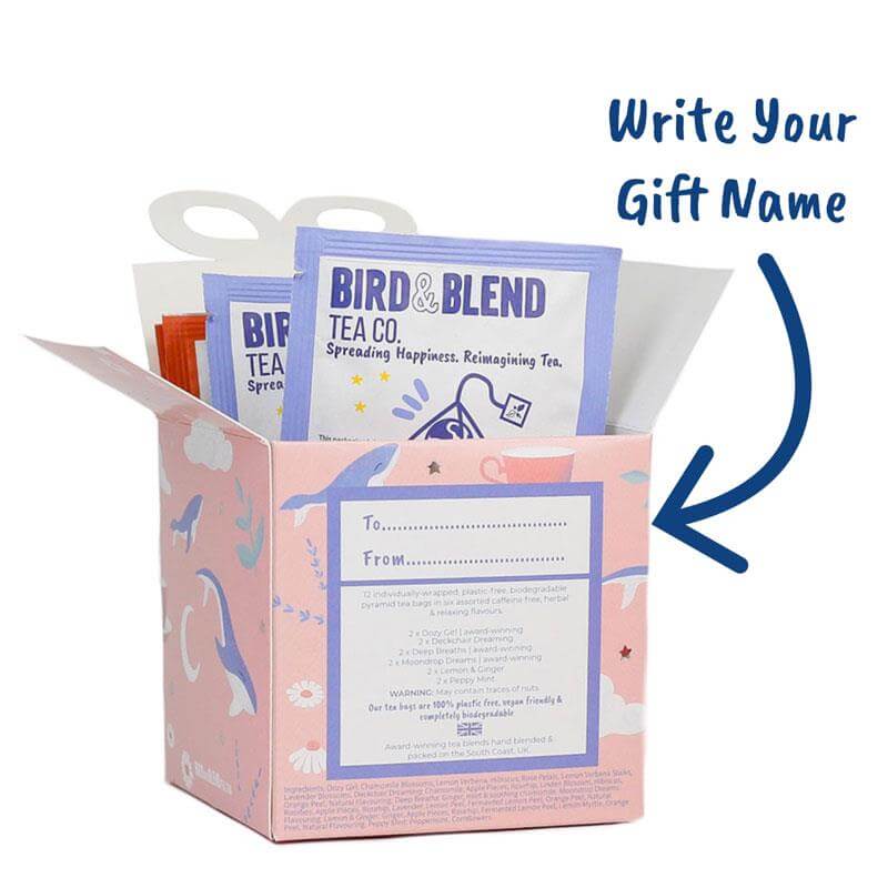 gift cube herbal tea bags 