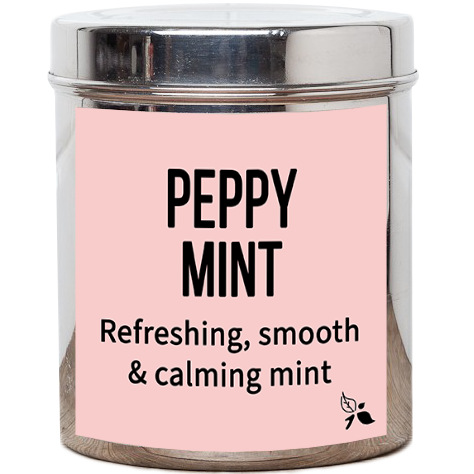 peppy mint loose leaf herbal tea