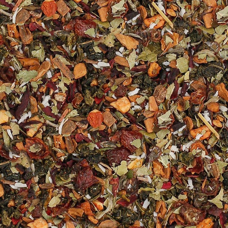 rice pudding &amp; jam raspberry loose leaf white tea