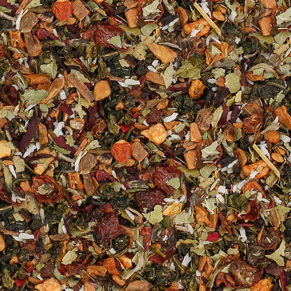 rice pudding &amp; jam raspberry loose leaf white tea