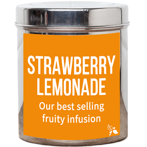 strawberry lemonade cold brew loose leaf tea