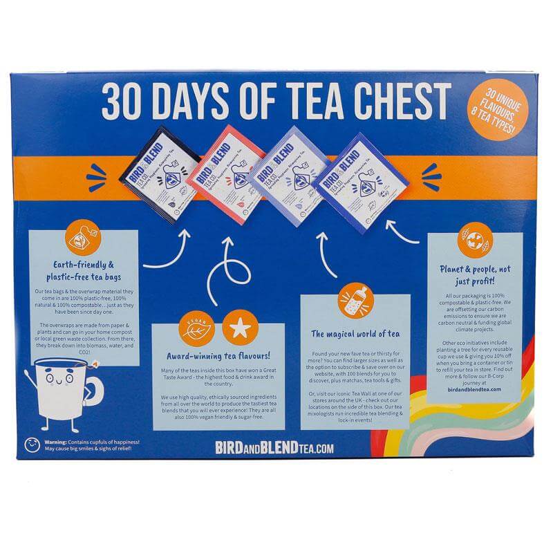 thirty days of tea selection